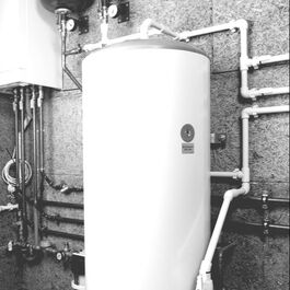 Water heater in basement